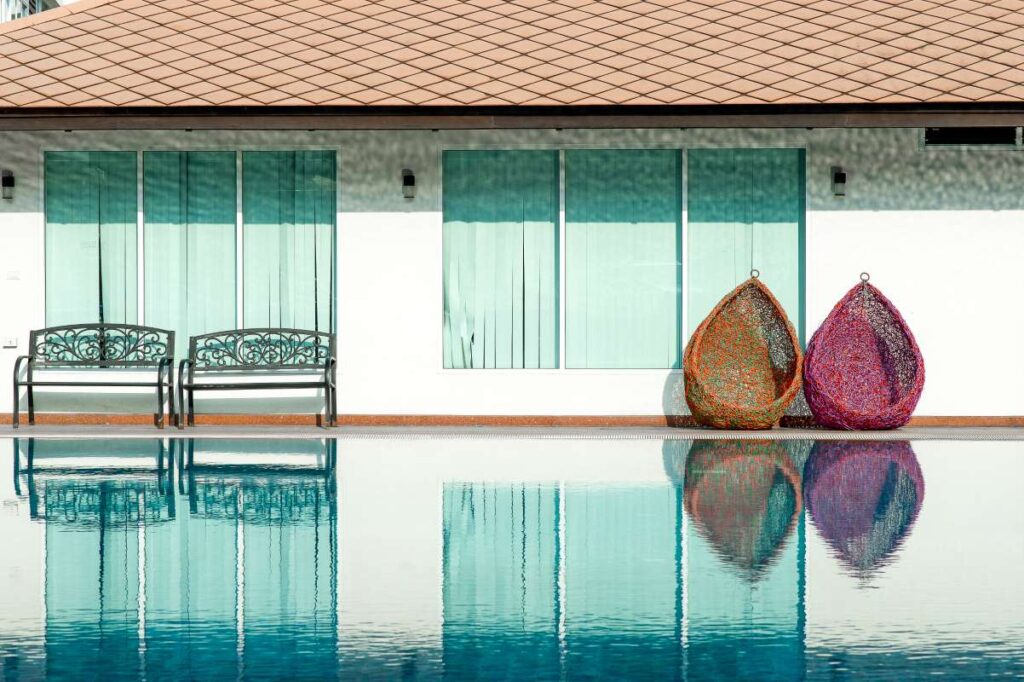 Beautiful residential swimming pool